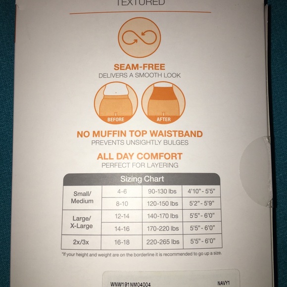 Warner’s no muffin top seamless leggings - Picture 4 of 4